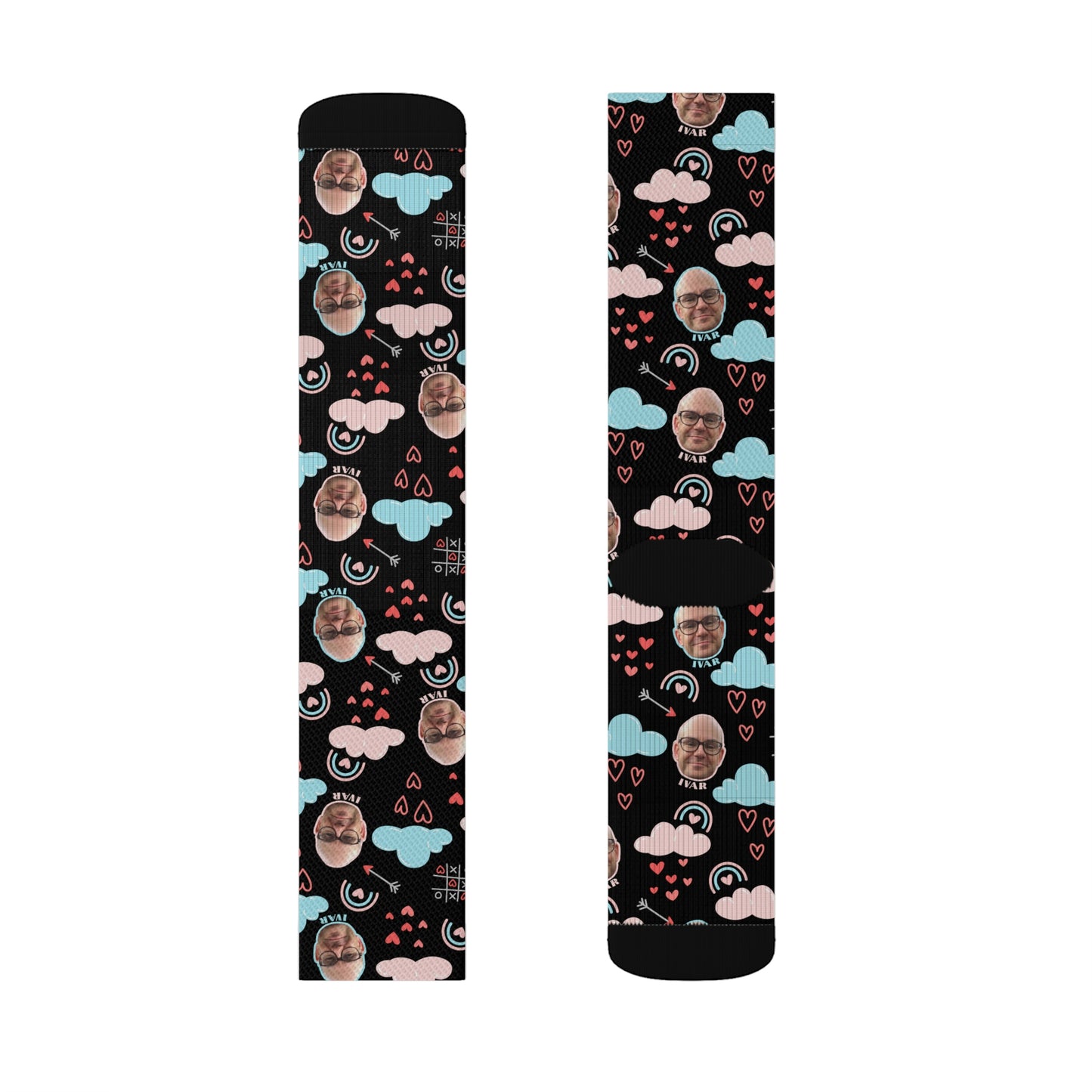 Photo Upload Funny Gift to Girlfriend & Wife - Personalized Unisex Socks